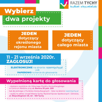 Budżet Obywatelski 2021 – GŁOSOWANIE!