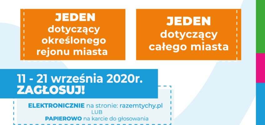 Budżet Obywatelski 2021 – GŁOSOWANIE!